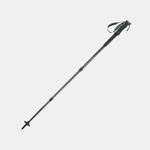 Decathlon FORCLAZ Decathlon 500 Anti-Shock Hiking Pole X1 Adult Dark Grey