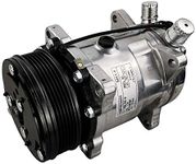 ACTECmax Universal A/C Compressor 6PK Clutch Sanden 508 5H14 R134A Serpentine Belt 12V
