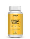 Vokin Biotech Keto 5X with Garcinia Cambogia Natural Weight Loss Supplement For Men and Women 90 Tablets