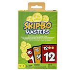 Skip-Bo Masters Card Game for Adults, Family Games for Game Night, Play Numbers in Order for 2-6 Players