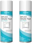 NADAMOO Soft and Delicate Touch Spray Paint for Cabinet and Furnitue，Matte White, 2 Cans
