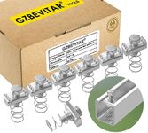 GZBEVITAR Spring Channel Nut and Bolt - 3/8" x 15/16" for 1-5/8" Strut Channel. Strut Channel Spring Nut 3/8"-16 with Thickened Galvanized Plating (64 Pack)