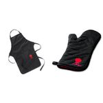 Weber Apron - Black & Weber Barbecue Gloves Set