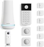 SimpliSafe 11 Piece Wireless Home Security System Gen 3 with Wireless Indoor HD Camera - Optional 24/7 Professional Monitoring - No Contract - Compatible with Alexa and Google Assistant,White