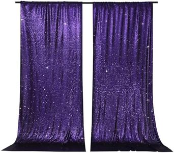 PartyDelight Sequin Backdrop Curtains 5x10ft 2 Panels