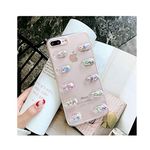 Mixneer for iPhone 6 Plus Fitted Case, 3D Cute Capsule Pills Person Phone Case Transparent Soft TPU Back Cover Cases for Apple iPhone 6 Plus 5.5 Inch - Style 2