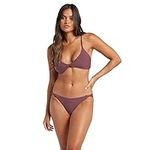 Volcom Women's Simply Seamless Hipster Swimsuit Bikini Bottom (Regular & Plus Sizes), Eggplant, 12