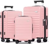 SHOWKOO Luggage Sets 3 Piece Hardsi