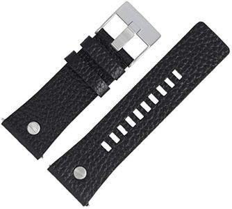 Diesel DZ-7313 Watch Strap 28 mm Leather Black, leather