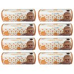 TidyZ Pack of 100 Nappy Bags Thick Strong On A Roll with Tie Handles (800 Bags)