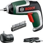 Bosch Home and Garden IXO Cordless Screwdriver (7th Generation, 3.6V, 2.0Ah, 5.5Nm, with Micro USB Cable, Includes Angle Attachment, Screws up to 190 Screws, in Box) - Amazon Edition