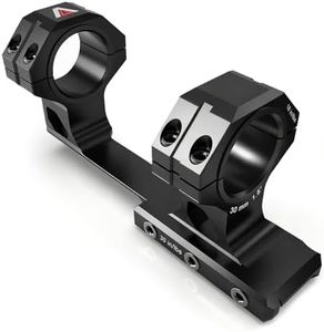 AGSHOOT Precision Cantilever Picatinny Scope Mount, 30mm Tube with 1 Inch Adapter, 1.5" Center Height, Lightweight, 4.76oz