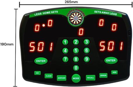 Thomas & Anca Electronic Dart Scorer – Digital Scoreboard