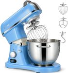 ZACME 8.4QT Commercial Stand Mixer 800W with Aluminum Die Casting Meets the Standard of NSF/ANSI 8-2023, Mixers Kitchen Electric Stand Mixer with Stainless Steel 8L Bowl, Dough Hook, Whisk and Beater