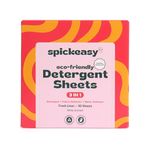 Spickeasy 3-in-1 Laundry Detergent Sheets | Detergent + Fabric Softener + Water Softener | Dissolves Completely | 30 Sheets | Front Load Top Load Hand Wash | Biodegradable