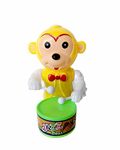 PRIMEFAIR Key Operated Cute Drummer Toy with Noisemakers Favors Concert Cheering Children Clap Clap Muiacal Toys (MONKEY-PROS-ELE-003)