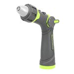 Flexzilla Garden Hose Nozzle - Heavy Duty Twist Action Adjustable Flow, NFZG51-E, ZillaGreen™