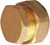 Brass Pipe Compression Fitting, Compression Stop End Cap, Copper Compression Sleeves, Ferrule Ferrules, Brass Pipe (22mm Heavy)