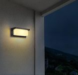 CITRA LED Outdoor Lamp Modern Wall Sconce Light Rectangular 3000k Waterproof Acrylic Wall Light (Warm White)