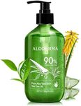 Aloderma 90% Pure Organic Aloe Vera Gel With Tea Tree Oil