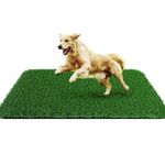 Grass Pad for Dogs 28 x 40 inches, Strong Absorbency Soft Artificial Grass for Pets Potty Training, Easy to Clean Fake Grass for Dog Indoor Outdoor Use (1 Pack)