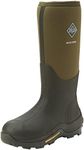 Muck Boots Unisex Work Wellingtons Rain Boot, Green Moss 333a, 10 US Men