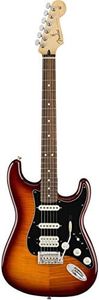 Fender Player Plus Top Stratocaster Electric Guitar, Tobacco Burst, Pau Ferro Fingerboard