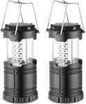 Mata1 LED Camping Lanterns (Black, 