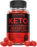 Keto ACV Gummies for Weight Loss - Supports Digestion, Advanced Weight Loss, Detox & Cleansing - Apple Cider Vinegar Keto ACV Gummies Formulated with 1000MG ACV Per Serving - 90 Count (Pack of 1)