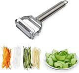 Vegetable Peeler & Potato Peelers for Kitchen, Fruit, Carrot, Veggie Julienne Peeler, Shredded Carrots, Cucumber Julienne Slicer Vegetable Cutter, Dual Blade Stainless Steel Peeler