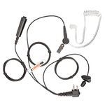 Motorola Radio 2 Pin Earpiece and Headsets CP040, GP300, DTR, XTN (3 Wire Earpiece for 2 Pin MOTOROLA Radio)