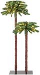 Costway Pre-Lit Artificial Palm Chr