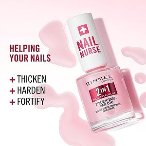 Rimmel London Nail Nurse 2-in-1 Base Coat & Strengthener