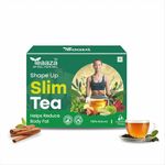 Teaaza Slim tea for weight loss fast, Free Diet Consulting | For Women & Men | Slimming Green tea for weight loss, 15 Pyramid Enveloped Tea Bags