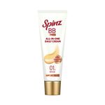 Spinz BB Pro Brightening & Beauty Face Cream with SPF 20 PA++ (Beige 01) | All-in-One Daily Cream with Silky Smooth Formula | Instant Brightness, Covers Dark Spots (29g)