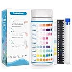 Aquarium Test Strips for Fish Tank: 125 Count 9 IN 1 Aquarium Water Test Kit for Testing pH Nitrate Iron Copper Nitrite Chlorine and More