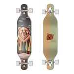 Volador 42inch Freeride Longboard Complete Cruiser ( Drop Through Deck - Camber concave )(Yellowstone)