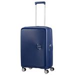 American Tourister Soundbox - Spinner M Expandable Case, 67 cm, 81 L, Blue (Midnight Navy)