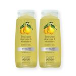 Cleansense Limequat Summer Body Wash Shower Gel Combo, 100% Vegan and Paraben Free with Goodness of Aloe Vera and Vitamin E (Limequat, 280mlx2)