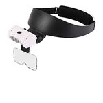 Head Magnifying Glasses Eyeglasses with Lihgt for Reading, Sewing, Crafts