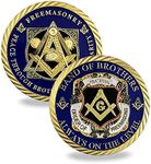 Glamtune Masonic Challenge Coin Master Mason Freemasonry Brotherhood Coin