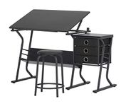 Studio Designs Eclipse Craft Center in Black/Black 13365