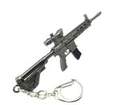 M416 Gun Keychain | 12 cm Pu bg 5.56mm Rifle M416 model Keychain | M416 Rifle Keychain