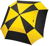 G4Free Extra Large Golf Umbrella 62 inch Square Vented Windproof Auto Open Double Canopy Oversized Stick Umbrella