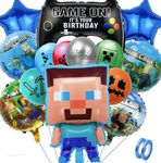 Minecraft Birthday Decorations Minecraft Balloons Minecraft Party Decorations Birthday Decorations for boys Gaming Minecraft Decorations For Birthday Minecraft Birthday Banner (All)