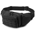 Selighting Tactical Waist Bag Military Fanny Pack MOLLE Bumbag for Hiking Running Dog Walking