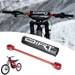 IUVWISN Dirt Bike Handlebar Cross Bar & Bar Pad Set for Sur Ron Light Bee S/X for Talaria Sting Electric Dirt Bike Red