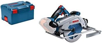 Bosch Professional BITURBO GKS 18V-68 GC cordless hand-held circular saw (2500-5000 min-1 no-load speed, compatible with guide rails, excluding batteries and charger, in L-BOXX 238)