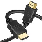 4K HDMI Cable 3M, High-Speed Ultra HD HDMI 2.0 Cable, Gold Connectors Heavy Duty HDMI Cable Lead for Laptop, Projector, LED, LCD, Smart HD 3DTV, PC, Computer, Moniter (3 Meter)