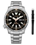 CITIZEN 32029281 Men's Watch Sets Analogue Automatic One Size Black, black, standard size, Bracelet